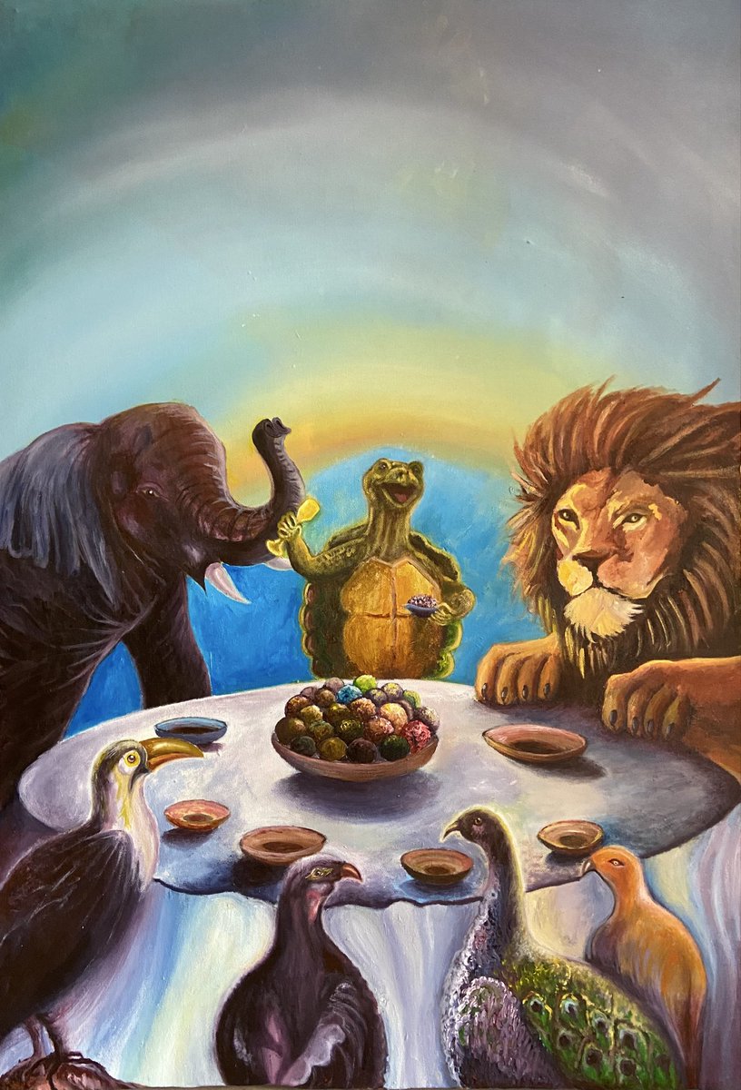 IHSforChrist's tweet photo. My painting 
Titled: “ All of you”
Medium: Acrylic paints 
22x32{canvas size]
Visit: https://t.co/XIAXncAXAM
To see more… https://t.co/Hg79xuJeQt