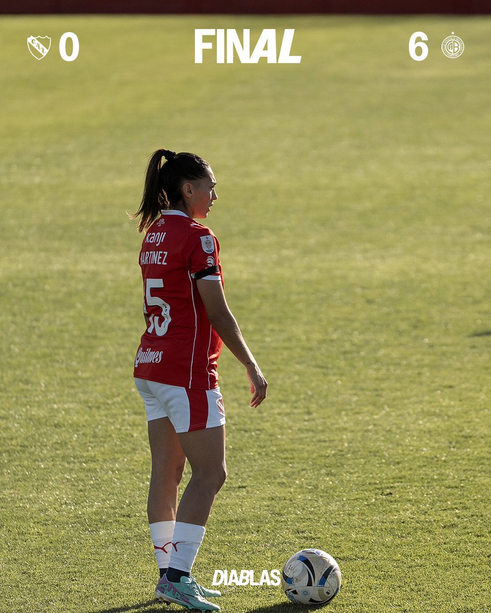 Independiente's tweet photo. Final del partido para las Diablas en Domínico. https://t.co/g8lMQSFBCC
