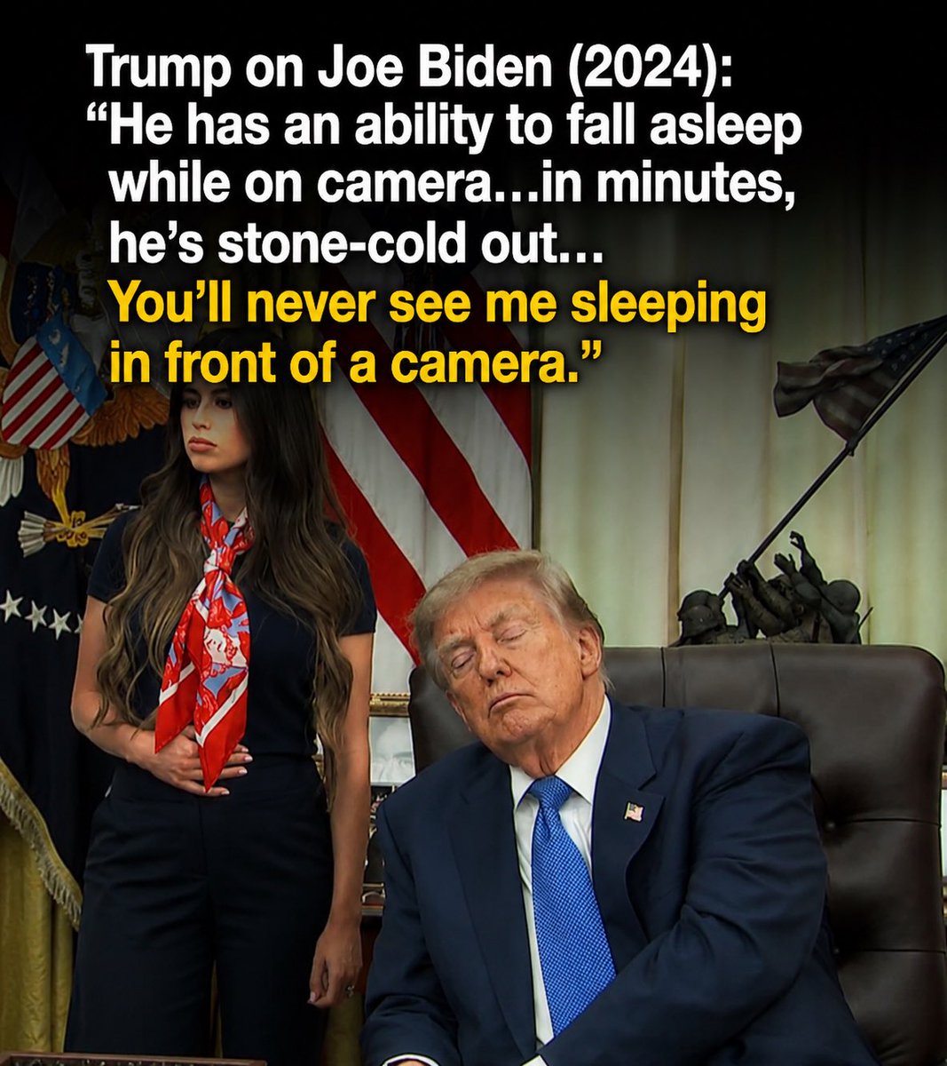 RpsAgainstTrump's tweet photo. Trump is now virtually falling asleep at every public event where he sits. This is not normal.

Why is the media barely reporting it? https://t.co/UGTtgAJXJM