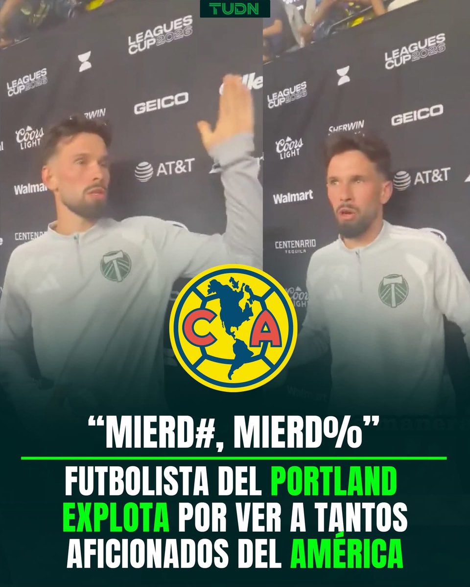 CarvajalF's tweet photo. 😂😂 your @TimbersFC players r pathetic #MLS @ClubAmerica #ElMasGrande https://t.co/u3kxprCBnM