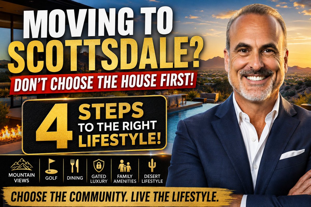 JToddSimp5652's tweet photo. Moving to Scottsdale? Choose the Community BEFORE the Home | 4 Steps to ... https://t.co/81FHpEgRUN via @YouTube https://t.co/H87TENDez3