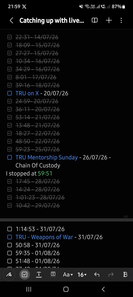LFC_Chris_1's tweet photo. @I_Am_The_ICT This how ive been keeping in sync with your lectures, note taking, listening, re-watching, tape reading. Currently on time and price grids. https://t.co/4xcIA8Tmsv