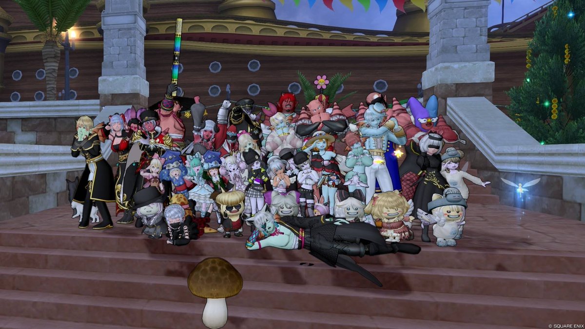 Soranone2539's tweet photo. ド深夜のフレンド隊も終わった頃に遊びに行ったら一枚目からこれがこうなってこうしてこうなったwww
最初はフレンドさんに誘われて写真撮ってただけなのにwwwこんなこと3ヶ月やってたけど1回も経験したことなかったしめっちゃ嬉しい！
みんなありがとう！
#オーガ橋　#ドラクエX　#ドラクエテン　#DQX https://t.co/aZMmkcZjO5