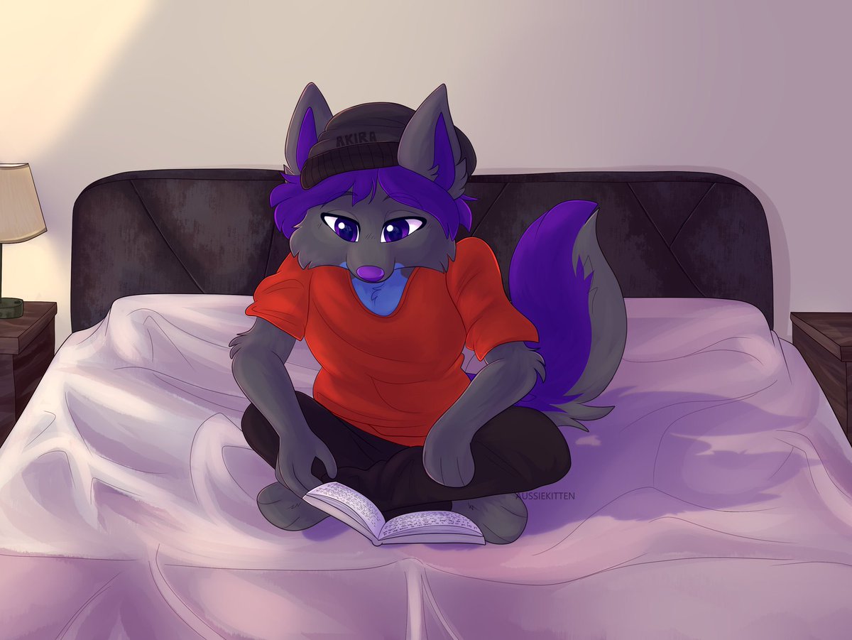 AkiraHusky4's tweet photo. Here is some of my favorite art I was able to commission! Thank you so much for bringing Akira and Mocha to life! @aussie_kitten https://t.co/GMMWahQcSa