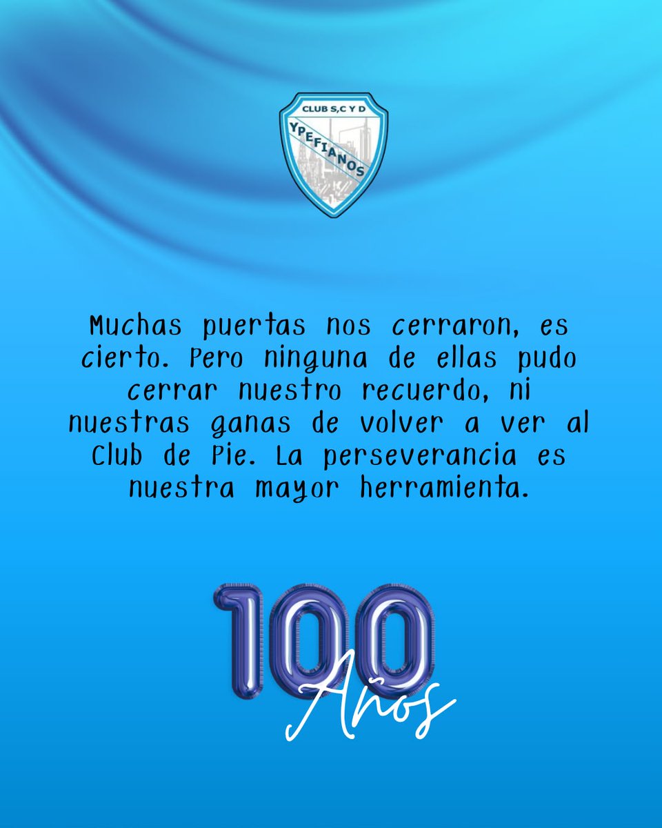 YpfClub's tweet photo. #recuperemoselclubypf #queelcentenarionosencuentreadentro https://t.co/T2eLfkv59p