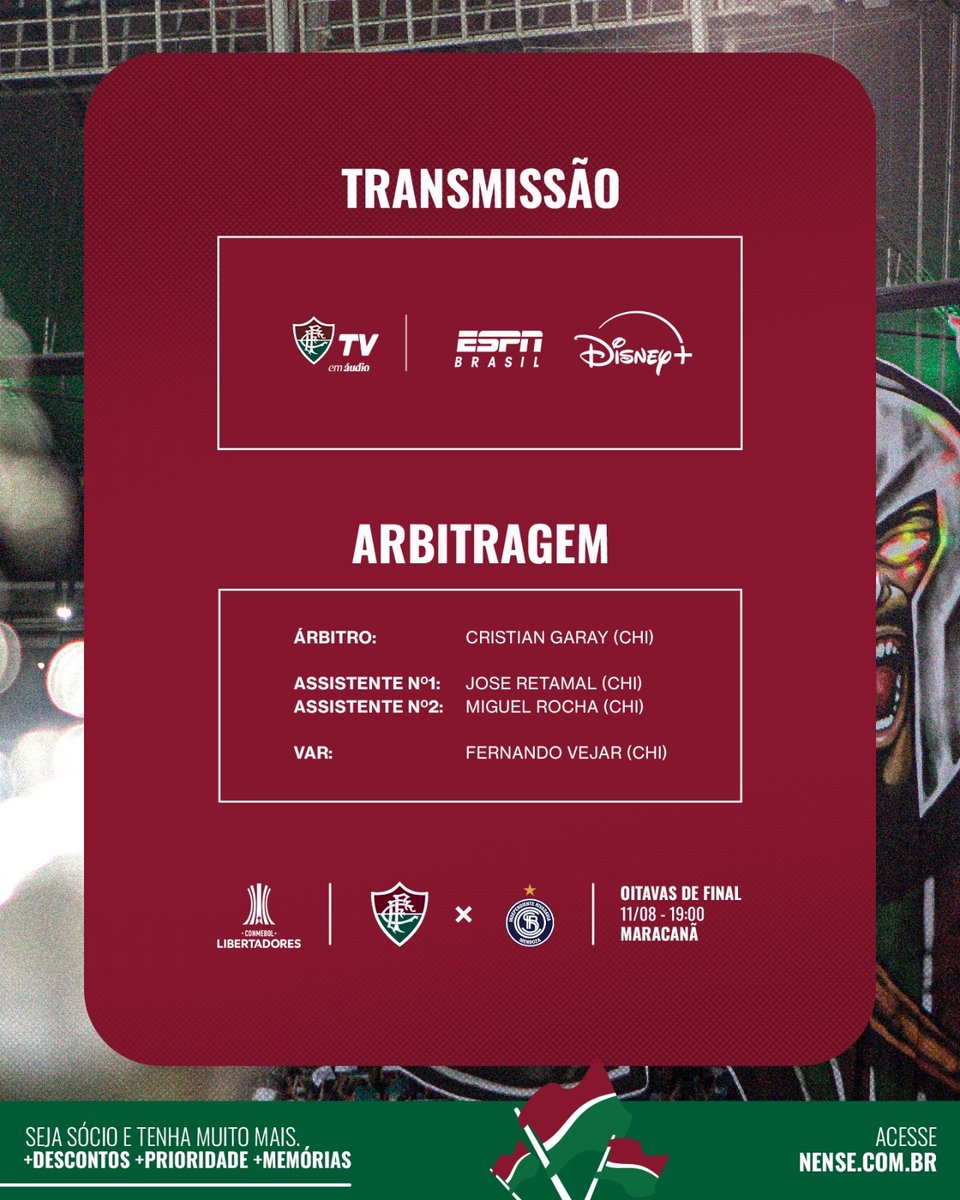 SocioDoFlu's tweet photo. É #DIADEFLU DECISIVO NA @LIBERTADORESBR! 🇭🇺🇭🇺
Confira as principais informações para a partida de hoje no Maraca!
🚨 Para esta partida, os convidados contratados dos sócios terão direito a 60% de desconto no ingresso. https://t.co/zvMA2bStR9