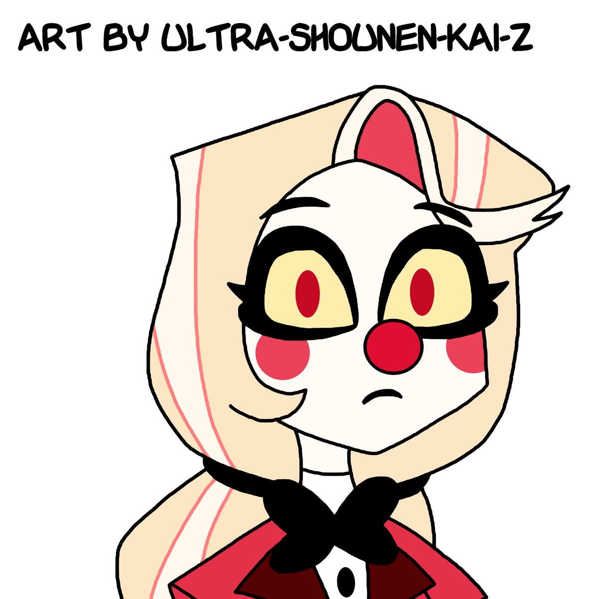 KaiMvla's tweet photo. Charlie Morningstar from Hazbin Hotel with a clown nose.
#CharlieMorningstart #HazbinHotel #VivziePop #Fanart https://t.co/xgQAIkvi5R
