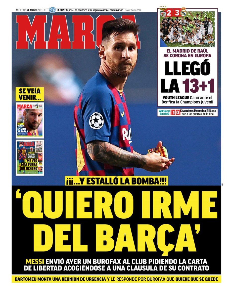 IvaanBlanco26's tweet photo. Ya no os acordáis, pero el Barça se quedó con Messi en contra de su voluntad. https://t.co/XOgks4FVfH