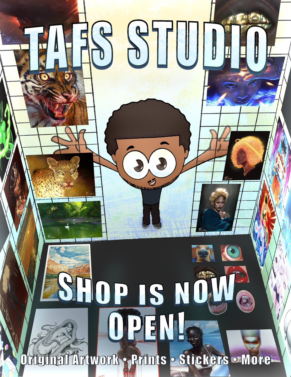StudioTafs's tweet photo. ✨ MY ONLINE STORE IS OFFICIALLY OPEN! ✨ https://t.co/UDqCZg5ucR https://t.co/KOmd0b7YYH