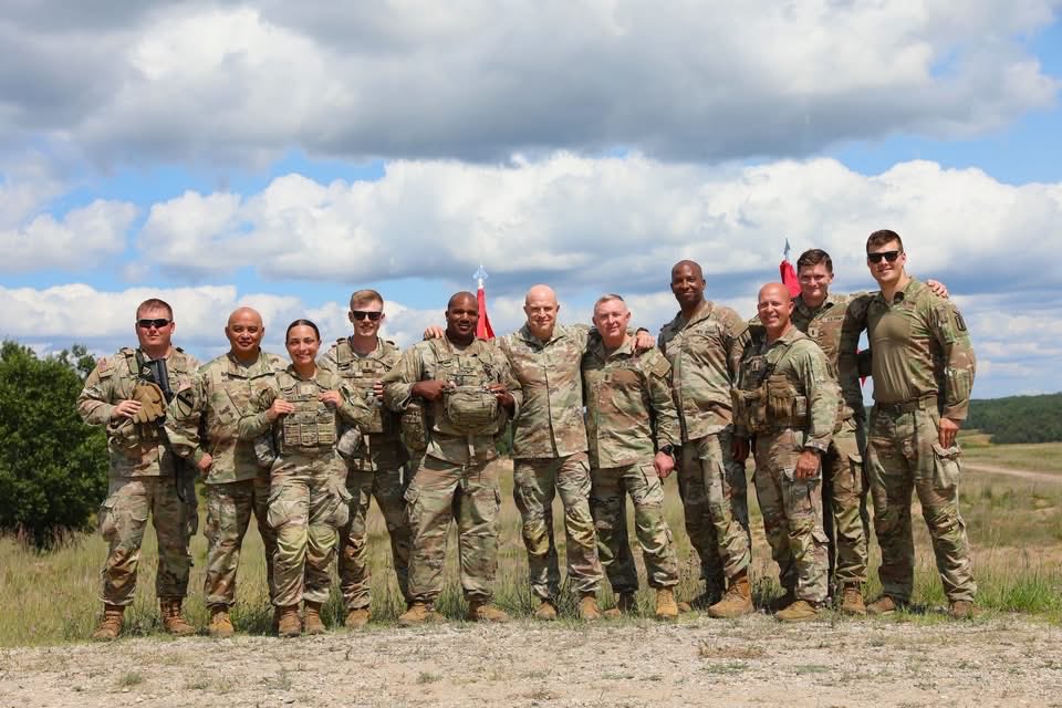 ARNGDirector's tweet photo. This past weekend, Chief Aguon, CSM Kendrick, and I had the opportunity to visit Northern Strike 26-2 and see firsthand what readiness looks like across our joint force!

More than 9,000 service members from 36 states and territories are training alongside our foreign partners in a demanding, multi-domain environment built to strengthen interoperability, sharpen combat skills, and build lethal formations ready to fight and win.

Thank you to every service member and partner putting in the work, and a special shoutout to the @MINationalGuard and its leadership for the warm welcome and for hosting world-class training.

Ready For Combat! This We’ll Defend!
 
#NortherStrike2026 #ArmyNationalGuard #LethalFormations #MING