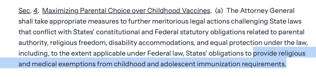 jeffreytucker's tweet photo. Whether you agree or disagree with the proposed childhood schedule, the key here is always and everywhere CHOICE. Hence this is the most important passage of the new executive order. States are violating people's rights. The DOJ has an interest in this. https://t.co/uuxokDMovf https://t.co/4KxuE5Rnxg
