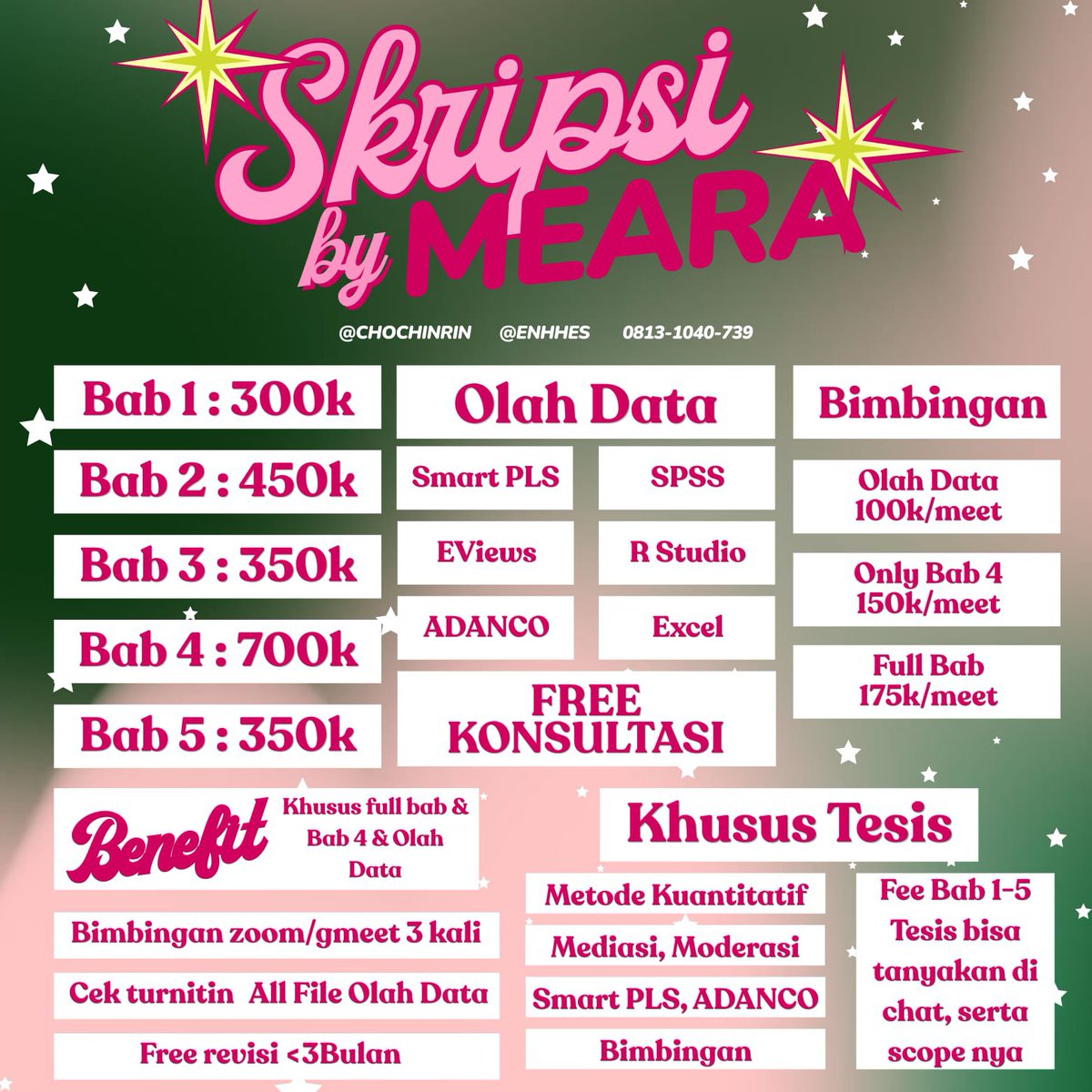 struicgk's tweet photo. @viloveyouu halo, kakak! @chochinrin bisa banget bantu kamu, langsung infoin detail tugasnya, fee start 5k-20k, pengerjaan cepet ga asal-asalan, udah sering handle, NO AI, free cek turnitin, testi 2.5k++ di bio! langsung WA aja yukk ˶˃ ᵕ ˂˶

https://t.co/0PSH7ZfUJE https://t.co/j7eNLADZLe