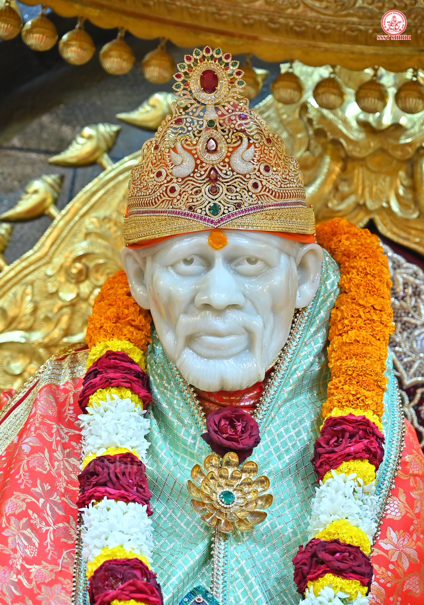 SSSTShirdi's tweet photo. *!! ॐ साई राम !!*
*श्री साईबाबा संस्थान विश्वस्त व्यवस्था,शिर्डी*
*!! ॐ Sai Ram !!*
*Shri Saibaba Sansthan Trust, Shirdi*
≈≈≈≈≈≈≈≈≈≈≈≈≈≈≈≈≈ 
*आरती :-शिर्डी माझे पंढरपुर*
*मंगळवार ११ ऑगस्ट २०२६*  
*Aarti :-Shirdi Majhe Pandharpur*
*Tuesday 11 August 2026* https://t.co/2gZUrctkfx