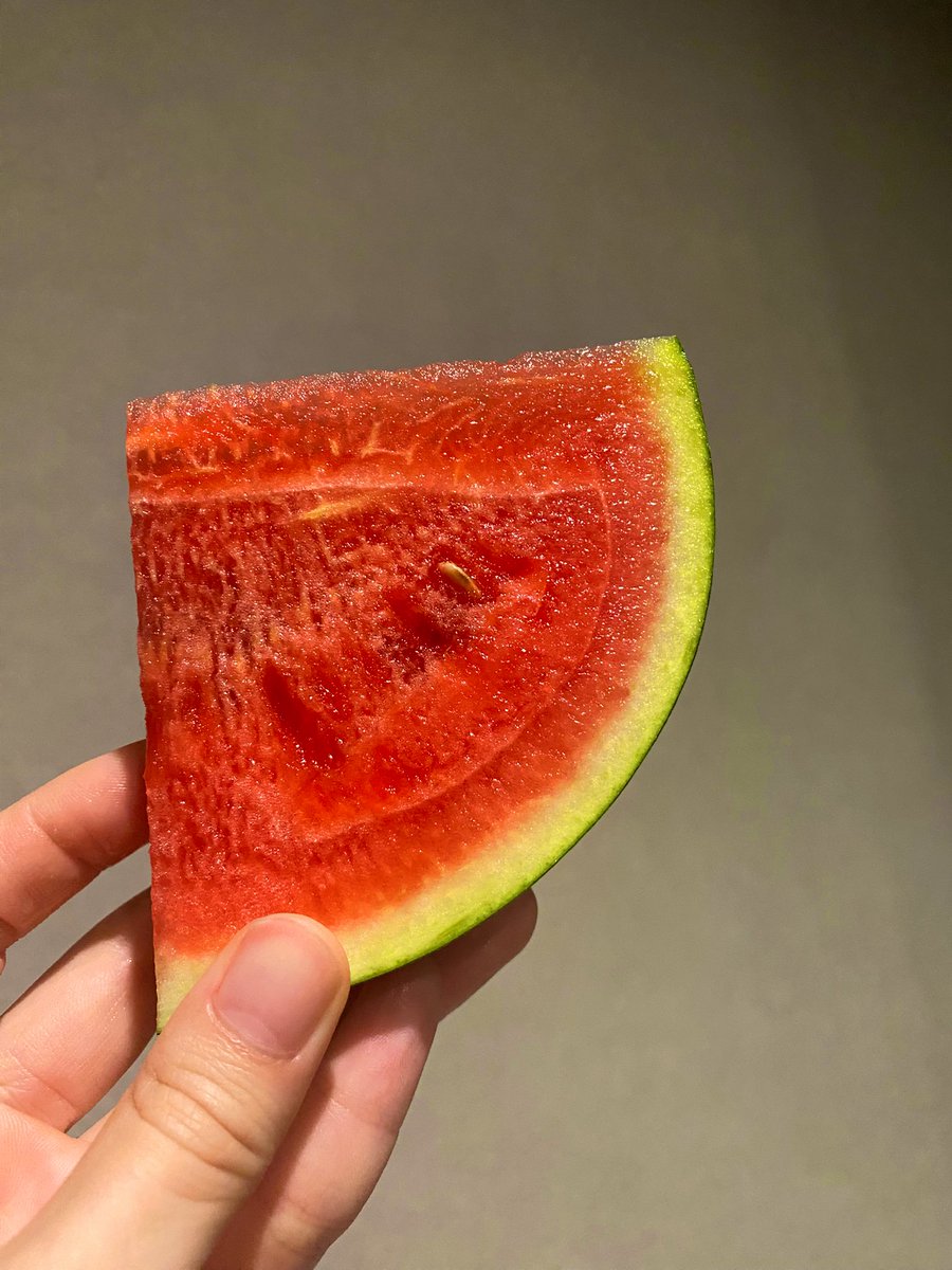 yachi_glay's tweet photo. 2年ぶりの収穫🍉
美味しい！ https://t.co/8b5HsMarht