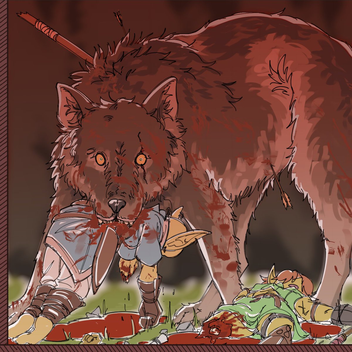 shidmuffin's tweet photo. silly comic i made about my druid tav https://t.co/QzOKSWtMSC