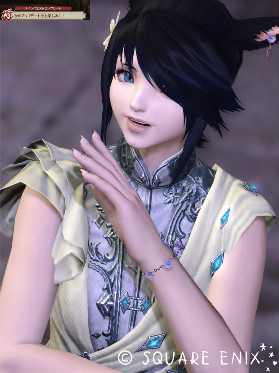 kuroneko_bread's tweet photo. おはようございます！ᓚ₍ ^. ༝ .^₎🍞

黄金メインクエスト終わり！
極武器欲しいからがんばりたいっ

#おはミコ #FF14SS https://t.co/wtOYPDcRyr