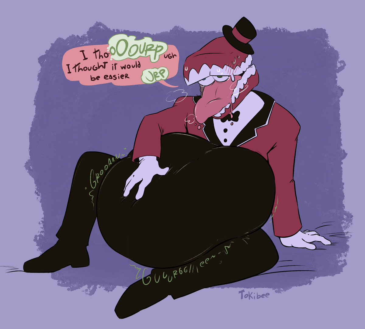 Macarronbee's tweet photo. Happy late vore day ❤️🥺 #tadcnsfw #tadcvore #voreday #digitum https://t.co/jC6kxYpaF9
