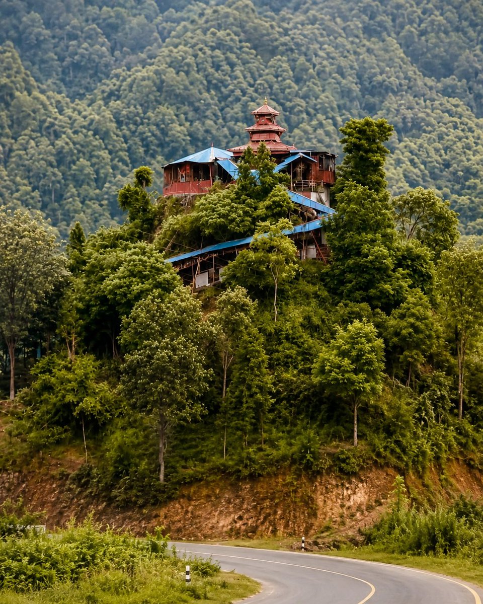 geobiolife's tweet photo. GoodMorning 🙏 Akala Devi Temple - A Hidden Gem of Tanahun.
      Perched on a lush green hill, Akala Devi Temple offers a beautiful blend of spirituality, nature, and peaceful mountain scenery. A truly serene corner of Tanahun, Nepal. 🇳🇵 https://t.co/FtpHm1AtsM