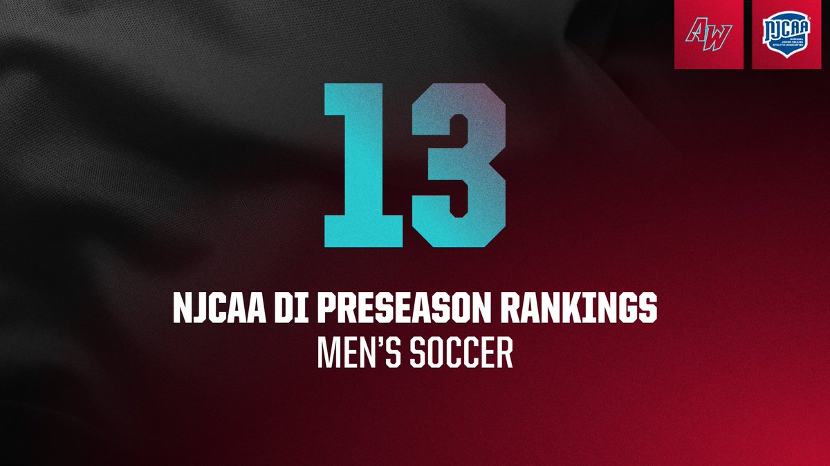 AWCMatadors's tweet photo. π Arizona Western Men's Soccer is ranked #13 in the NJCAA DI Preseason Poll! Canβt wait to see our players shine and climb the polls during the season! #GoMatadors #ForTheW #BuiltintheDesert @awcmenssoccer @arizonawestern @accacsports @njcaa https://t.co/fDL8drbhp0
