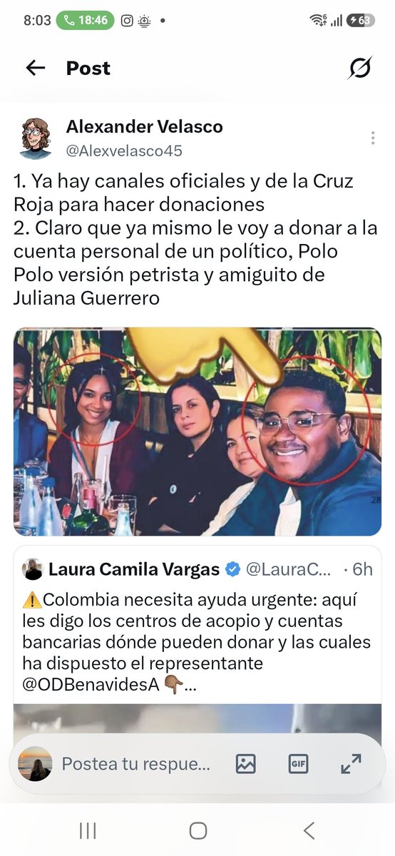 FaisalBorelly's tweet photo. @LauraCVargas96 @ODBenavidesA Pidiendo plata????
Ojo....no son canales oficiales! https://t.co/60NviNR6BJ
