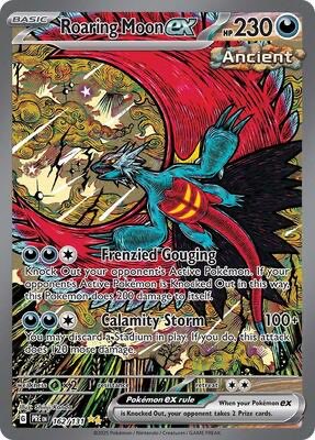 No5feratto's tweet photo. @Yazabel_x @SteeloAndKri @dripshop_live This bad boy! #20 Roaring Moon ex (Special Illustration Rare) https://t.co/I4bhN8batw