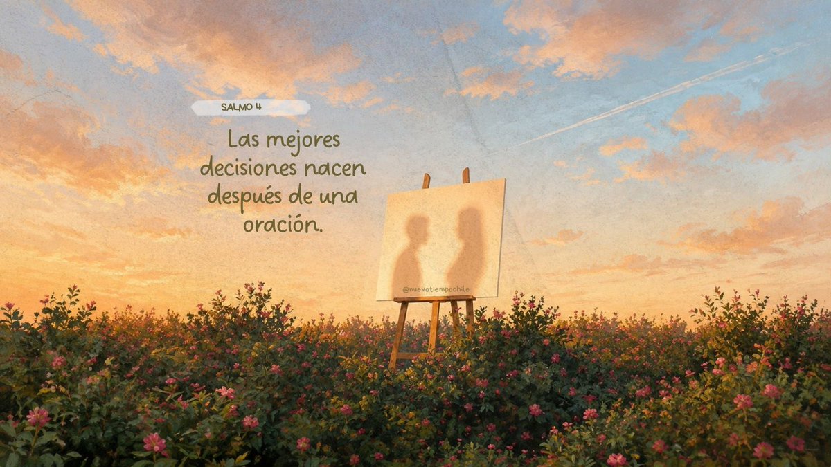 ntchile's tweet photo. 💙 Antes de dar el próximo paso, habla con Dios. Entrégale tus dudas, tus planes y tus temores.
#RPSP #PrimeroDios #Salmo4
🎧 Escucha en: https://t.co/9lwXRjSZo4 https://t.co/5uxmQC5dHw