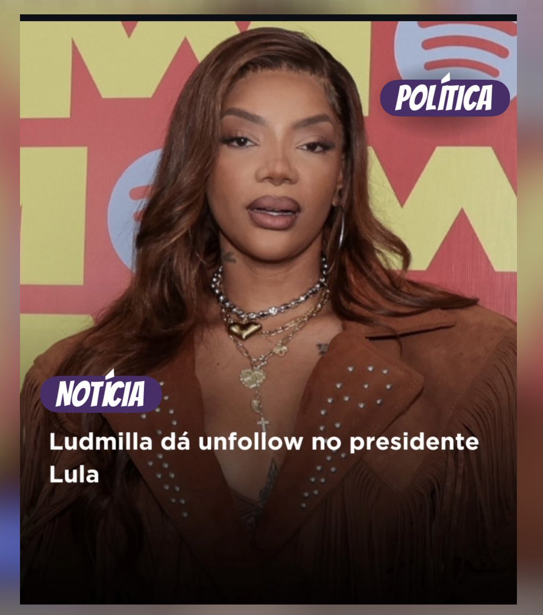 MARINESARALDI's tweet photo. Ludmilla deixa de seguir o presidente Lula!

Por que será? https://t.co/DIKUd5jFYq