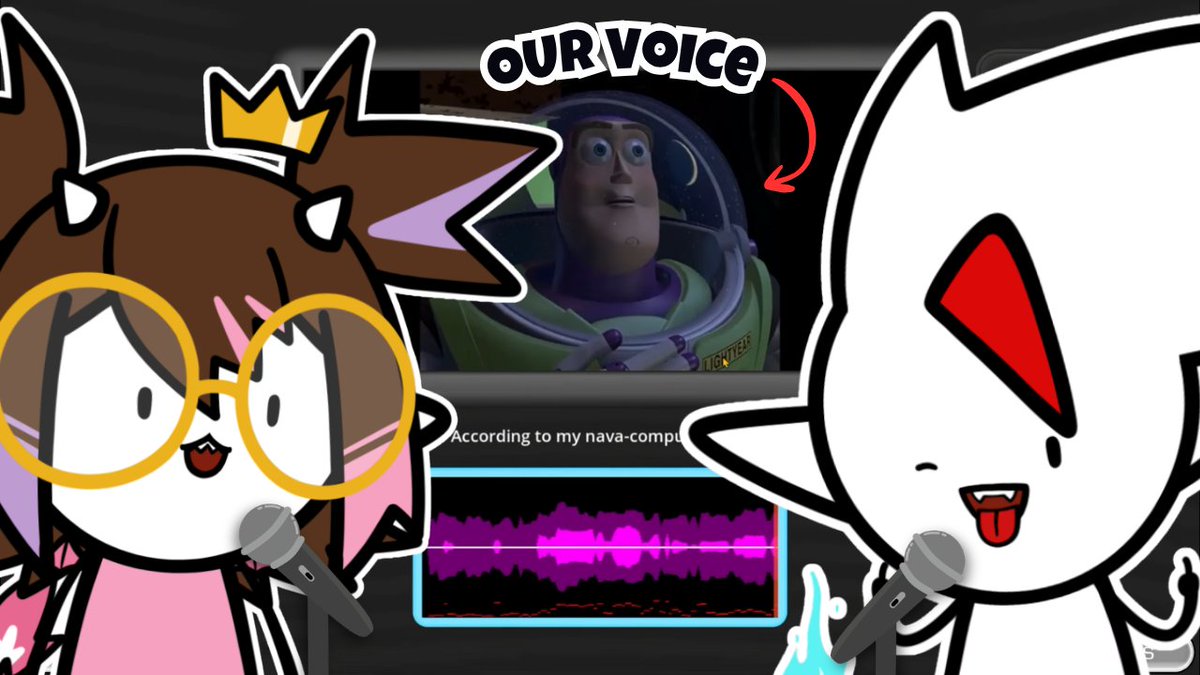 DoodleDemonz's tweet photo. We are being dubbing voice actors today? Catch us on the red and purple apps right now! https://t.co/kYsWEd9hcl