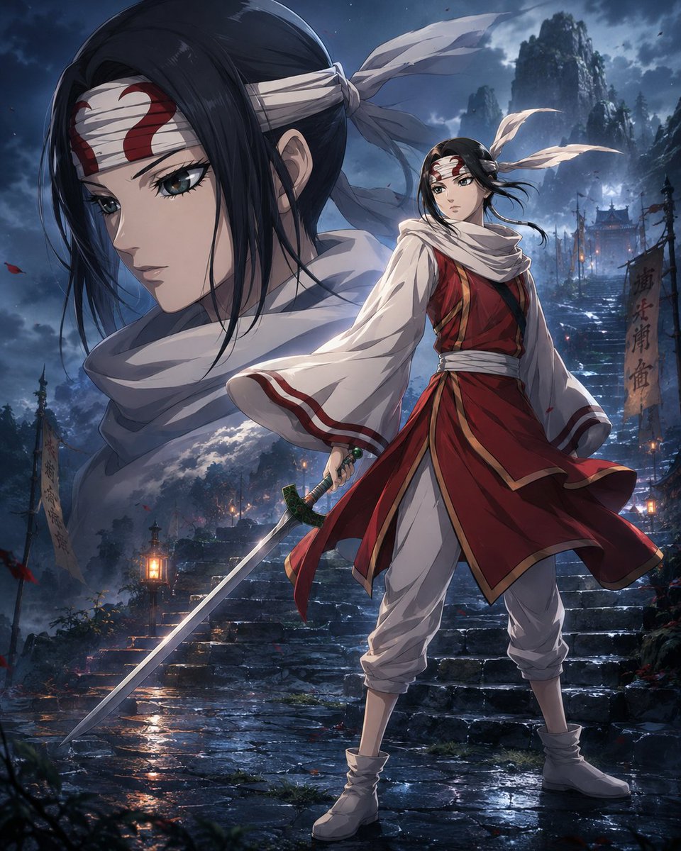 tetuyaraido's tweet photo. #羌瘣 #きょうかい #KyouKai #キングダム #KINGDOM #飛信隊 #信 #羌族 #巫舞 #女剣士 #剣士 #AIイラスト #アニメイラスト #美少女 https://t.co/lefXeszTQA