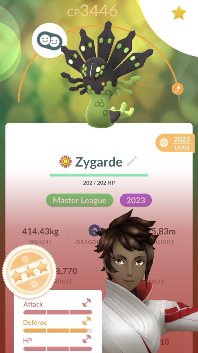 windkoh's tweet photo. Completing Hyper Training for a perfect Hundo (100IV • 15/15/15) is the ultimate birthday gift for my Zygarde. 444 catches left to make it a true Master League powerhouse. Time to grind!
#PokemonGO #Zygarde #MasterLeague https://t.co/5vPzPI1upY