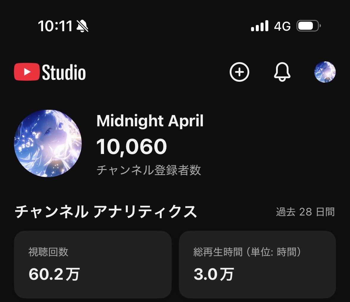 M_April_J's tweet photo. 何とチャンネル登録者数が1万人を超えました！
ありがとうございます🎉 https://t.co/6YbWeDxNkO