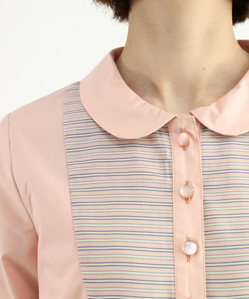 Fint_Outlet's tweet photo. ＼ いちごミルクカラー🍓 ／

【50%OFF】マルチボーダー切替シャツワンピース

一着でコーデが完成するとびきりレトロなワンピース。  
サラッとしたシャツ地で、夏も快適にお使いいただけます♪

▽商品はこちら
https://t.co/EztSFEMZrD https://t.co/giXtX8VbSv