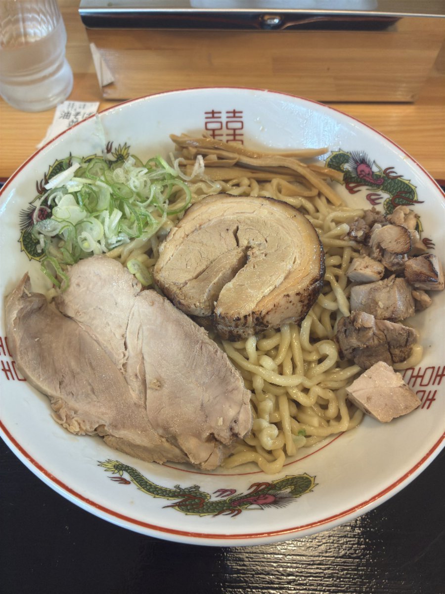 天童製麺 9:58入場 油そば並 X200 X300