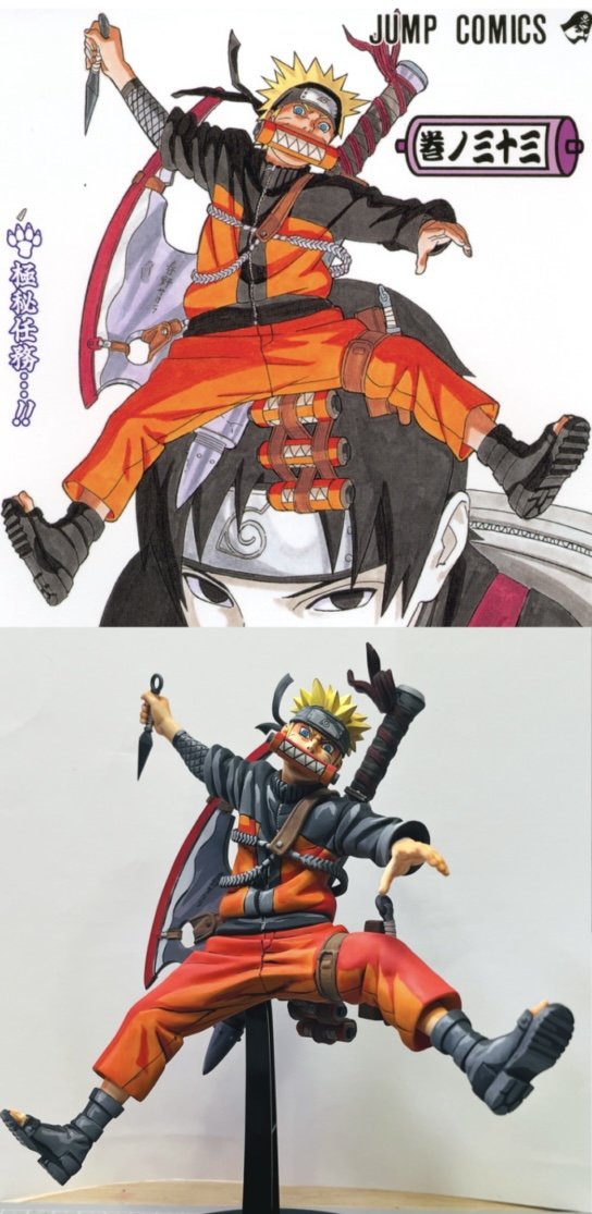 帰省中で暇なので二次元リペイントしたフィギュア達を #ジョジョ