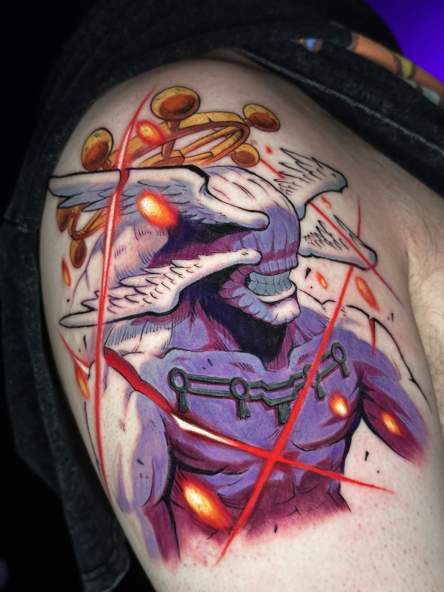 JesusBlones's tweet photo. MAHORAGA 🩸
JJK Tattoo! https://t.co/FwwtnGceZm
