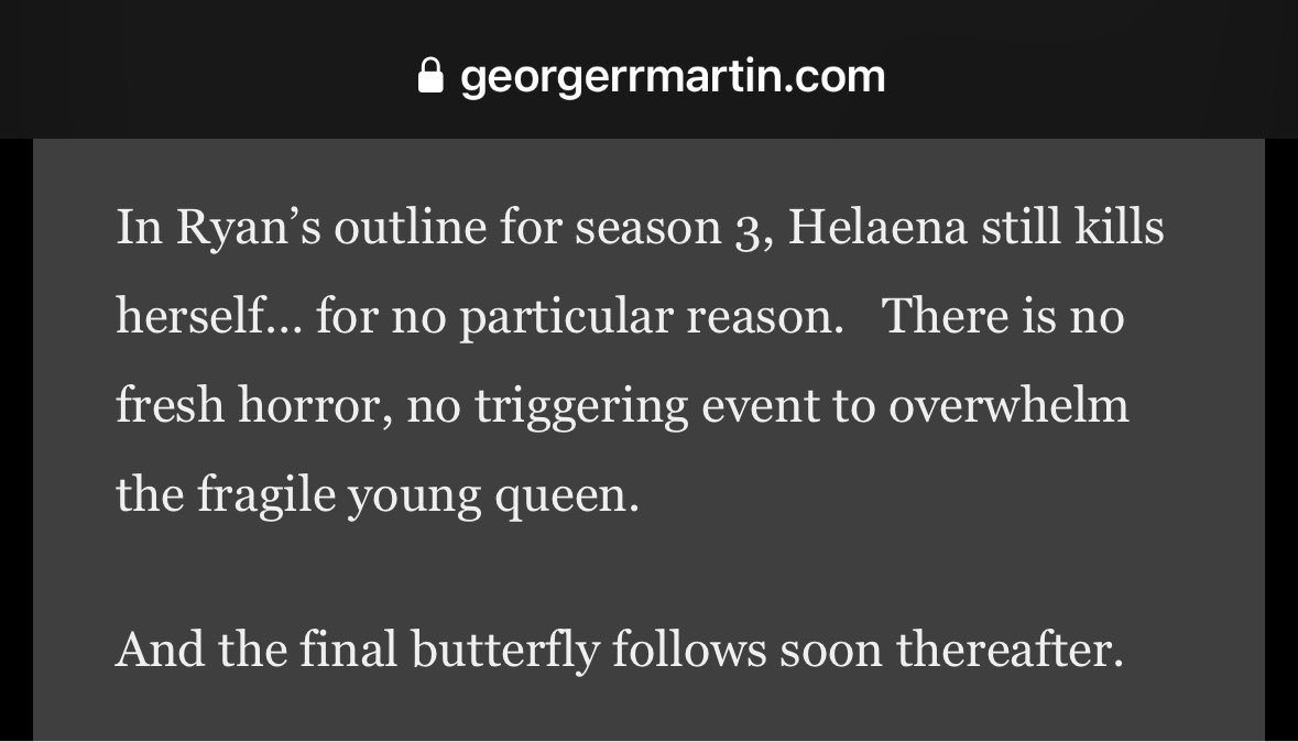 Dataracer117's tweet photo. @hbomax GRRM hates Ryan Condal's fanfiction too. https://t.co/lAe1Xodzeg