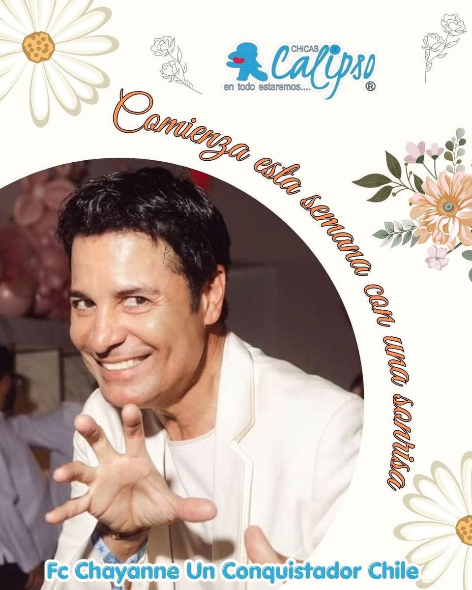 sandraorgones's tweet photo. Buenas tardes estimado @Alvaro_Escobar que esta semana que inicia sea de grandes avances y triunfos ,saludos desde #Santiago 🩵@ChicasDeCalipso #FcChayanneUnConquistadorChile https://t.co/tH8pvVlcS8