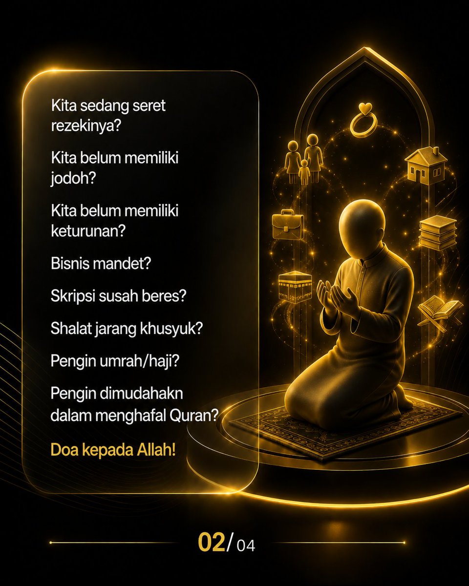 bimbingan_islam's tweet photo. Jangan hanya bercerita kepada manusia tentang masalahmu. Ceritalah juga kepada Allah dalam sujud-sujudmu. Mintalah dunia yang baik, akhirat yang baik, hati yang baik, keluarga yang baik, dan kehidupan yang diberkahi. https://t.co/RiDd8owAq9