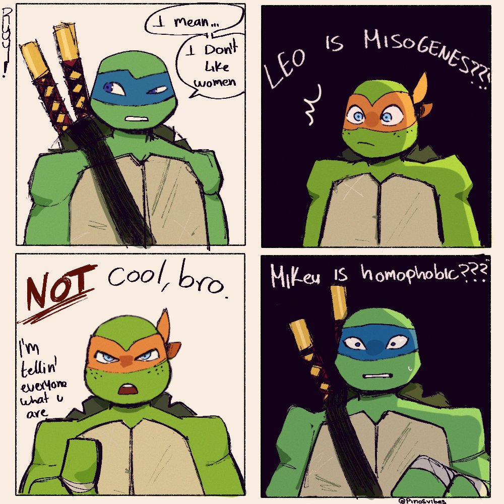 pinosvibes's tweet photo. Lmao 
#tmnt #tmnt2012 https://t.co/iLgQCkL5Jf