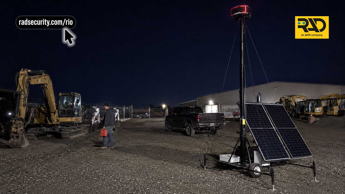 RADsecurityHQ's tweet photo. Fuel theft starts with an approach.
So should the response.
RIO Mini detects an after-hours approach to construction equipment and issues an immediate warning. SARA Agentic AI verifies and escalates.
Request a quote: https://t.co/vCoX5Ylcc2
#AgenticAI #ConstructionSecurity https://t.co/Cw0oguh1AW