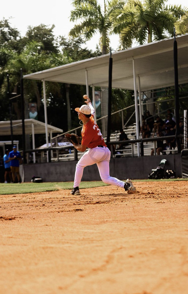 JasonRoble25431's tweet photo. Went to the MCA showcase at Westminster Christian Highschool and first at bat I hit a double off the right field fence! Had such a great time playing baseball and meeting new people who love the sport just as much as I do! @MelendezCollAdv https://t.co/cXFeaoPobJ