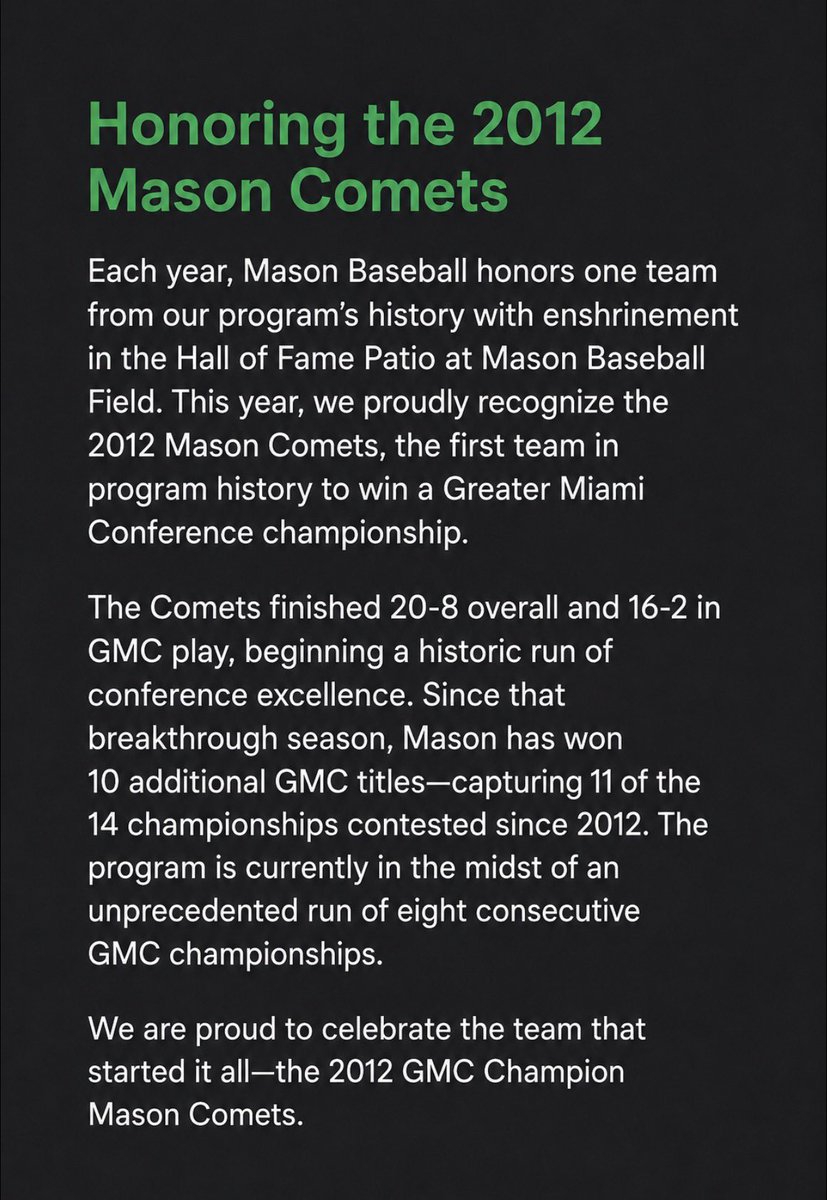 MasonHSBaseball's tweet photo. Only 2 months away! Sign up now for our annual Mason Baseball Golf Outing!!

Join us for a day of fun at The Grizzly Golf &amp; Social Lounge on Saturday, October 10!

🔗 The link to register is below!

https://t.co/nb3zkwzFep https://t.co/nOmUWsc3iT