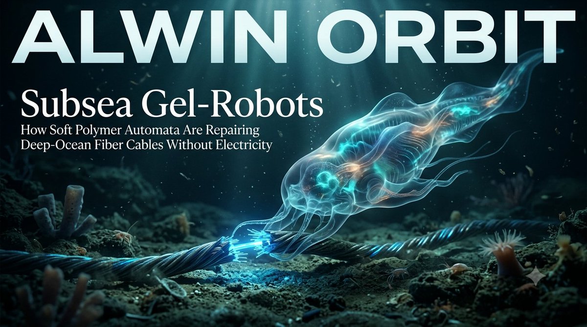 alwin_orbit's tweet photo. 🐙 Subsea Gel-Robots! Discover how soft polymer automata are repairing deep-ocean fiber cables without electricity.

​👇 Read:
https://t.co/EUEh4yk3ZD

​#SoftRobotics #AlwinOrbit https://t.co/iFka5KX5jp
