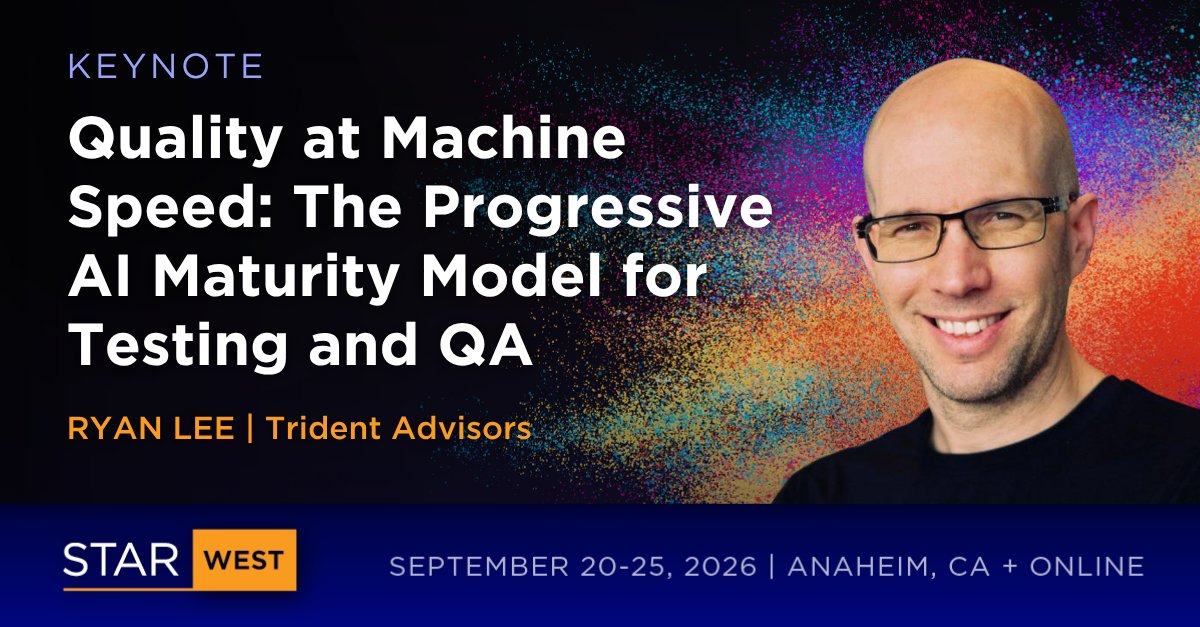 rlee0524's tweet photo. The future of software engineering may be testing
When machines write the code, the scarce skill isn’t typing syntax—it’s proving the outcome is correct, safe, and aligned to product intent
I’ll make the case at #STARWEST 2026
PAiMM™ assessment in the replies https://t.co/hlkP6mYH5t