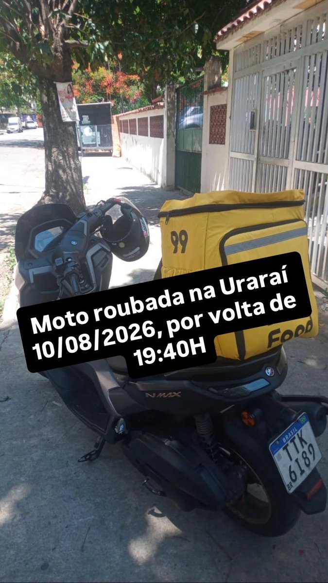 _stefcrf's tweet photo. ATENÇÃO!!! 🚨🚨🚨
Moto roubada na Rua Ururaí, hoje, por volta de 19:40H. Se alguém souber, por favor, avise aqui. https://t.co/NTR90H9ULI