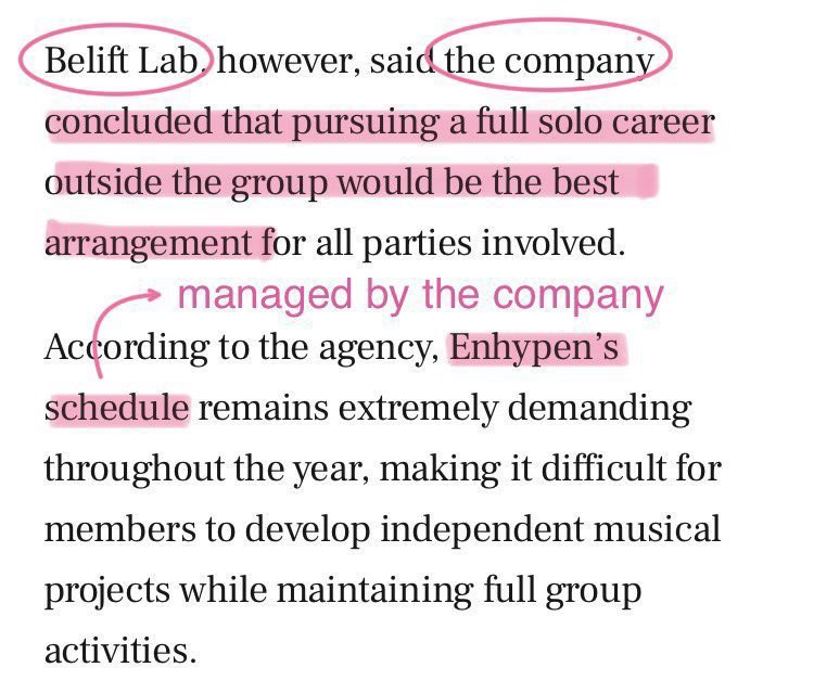 happybambihee2's tweet photo. Yes, I still believe ENHA (7) should be allowed to pursue solo activities while remaining in the group, like all of their other peers. ‼️🤯

I’m boycotting BELIFT because they continuously fail to do their job: MANAGE AND PROTECT. 😾

Five months fighting is actually not long. https://t.co/LH7ceIXTHd