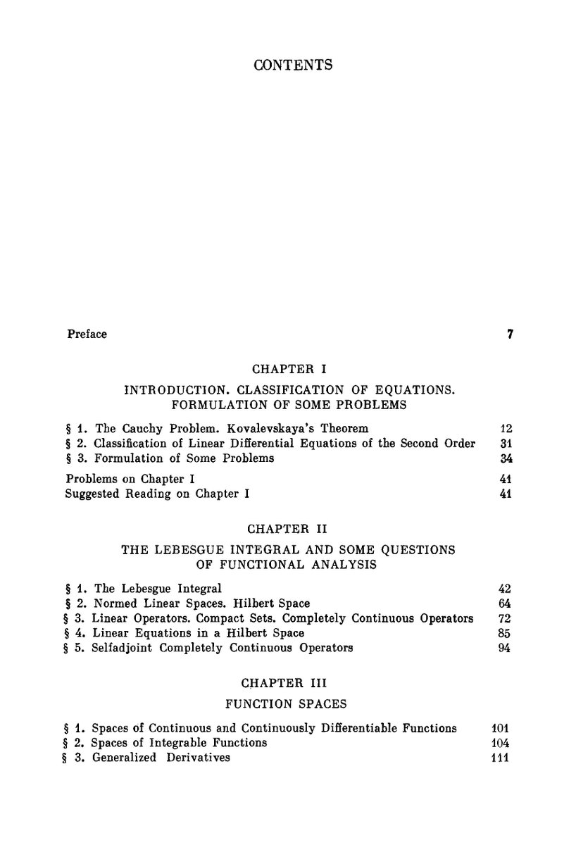 MirTitles's tweet photo. Partial Differential Equations by V. P. Mikhailov

a comprehensive coverage of partial #differential #equations, considers lebesgue integral, function spaces, elliptic, hyperbolic and parabolic equations, 
#soviet #mathematics #pde #mirtitles 
https://t.co/2gmC365mgY https://t.co/z9XooSrK6d