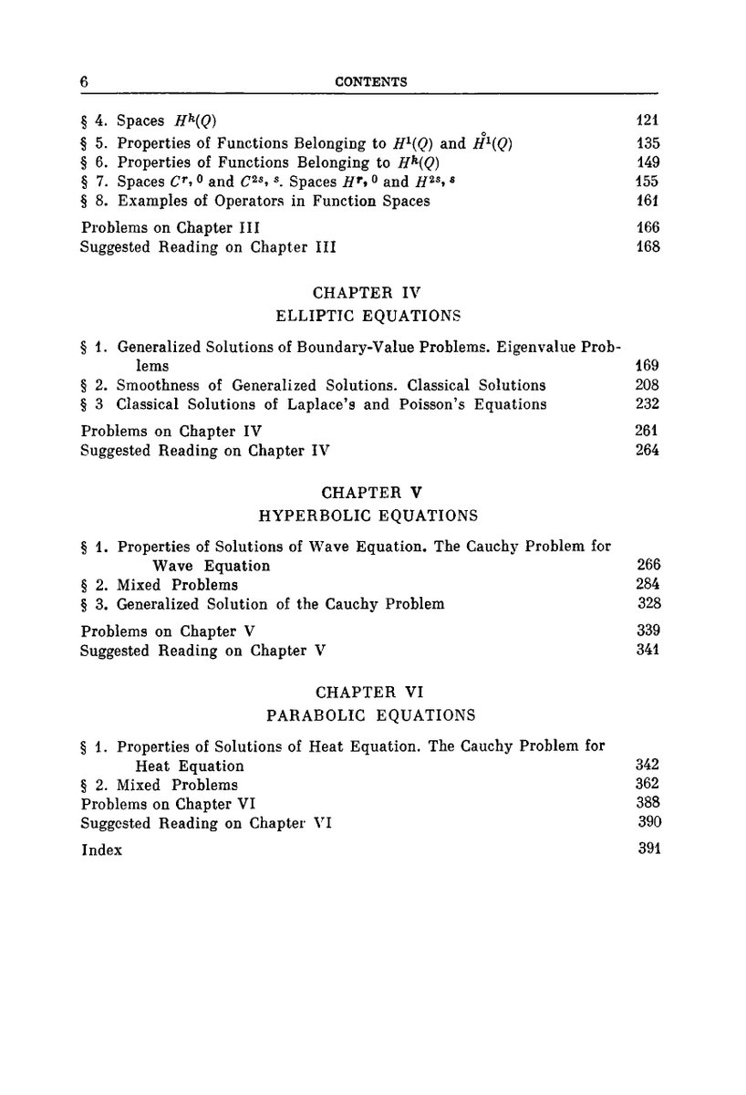 MirTitles's tweet photo. Partial Differential Equations by V. P. Mikhailov

a comprehensive coverage of partial #differential #equations, considers lebesgue integral, function spaces, elliptic, hyperbolic and parabolic equations, 
#soviet #mathematics #pde #mirtitles 
https://t.co/2gmC365mgY https://t.co/z9XooSrK6d
