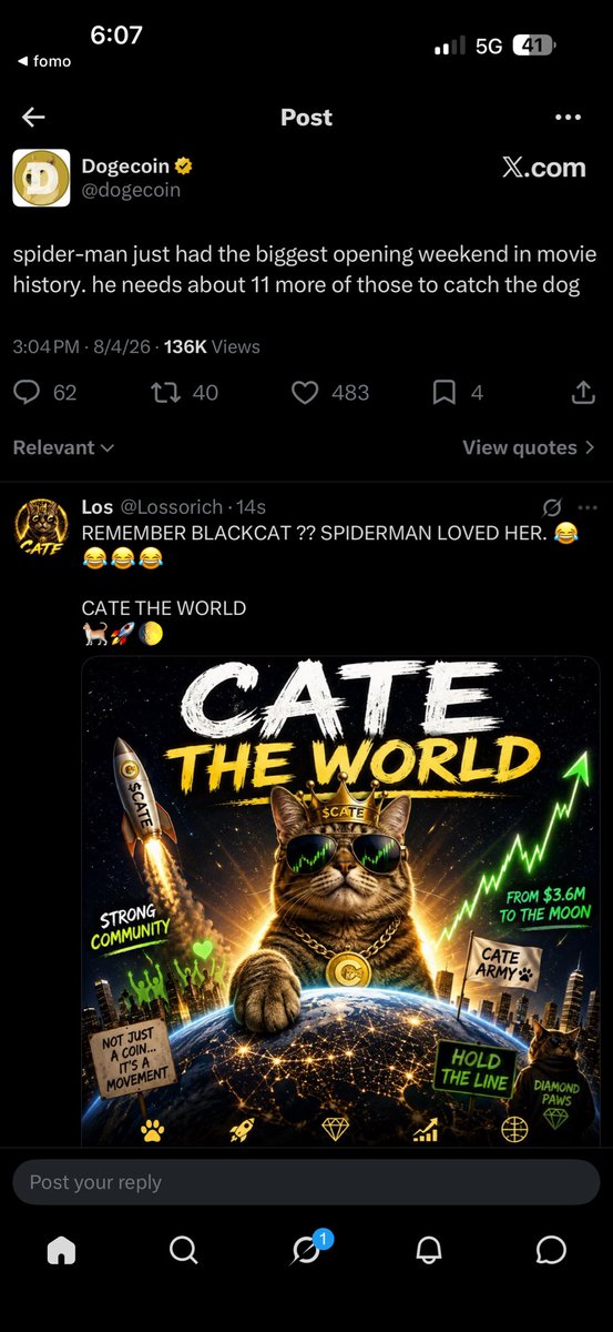 Scamdalot's tweet photo. @blknoiz06 Come on @blknoiz06 🤷🏾‍♂️. #CATETHEWORLD 🐈🚀🌔 https://t.co/tnGXxXbs0Z
