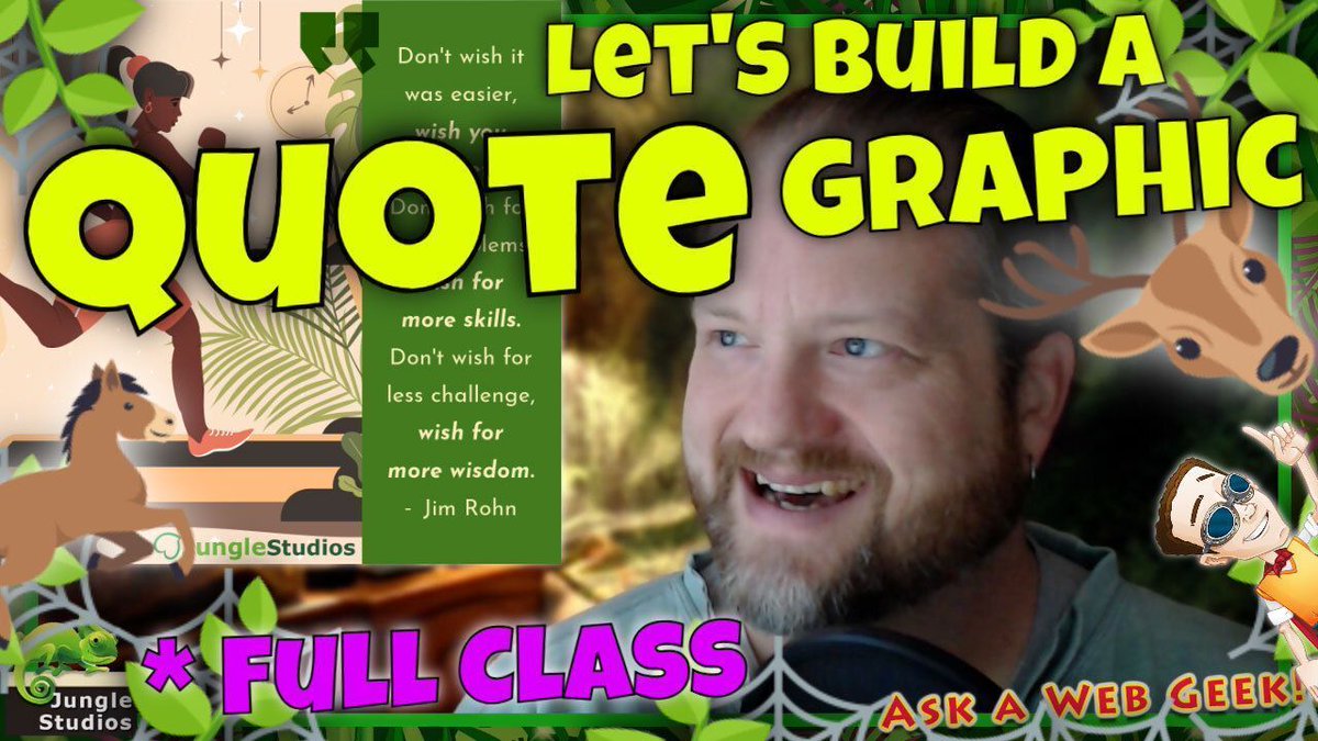 cjgilbertwebpro's tweet photo. LIVE DEMO 🦜🐆
SMJC Class 33: build a Quote Graphic in Adobe Express, export + organize, then schedule in Buffer… start to finish.
Watch: https://t.co/atJTNRD6Wu
#AdobeExpress #Buffer #ContentWorkflow #SMJC https://t.co/R1GDYg8kpQ